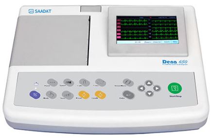 دستگاه نوار قلب 3 کاناله ایرانی سعادت DENA 350