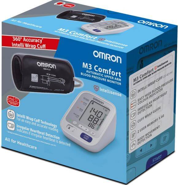 فشار سنج بازوئی با کاف پهن مدل OMRON M3