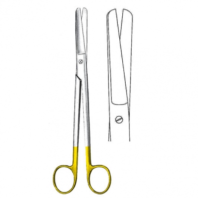 قیچی جراحی دسته طلایی سیمس مدل دو سر کند-قوی-مستقیم | Sims | می مد