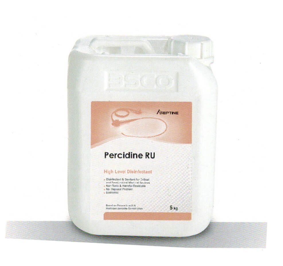 محلول ضد عفونی کننده ابزار و لوازم پزشکی مدل 5 لیتری پرسیدین آریو | Percidine-RU | می مد