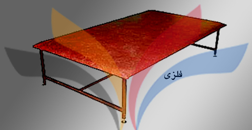 تخت فیزیوتراپی مدل ثابت فلزی