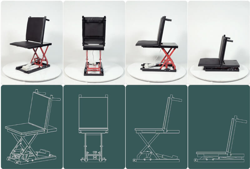 صندلی بلند کننده از زمین مدل HMK_LC | می مد
