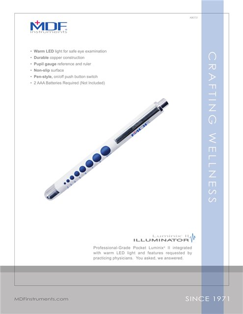 چراغ قوه قلمی LED مدل MDF 611 | می مد