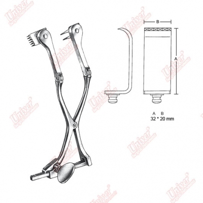 اکارتور چنگکی خودکار دایسکتومی عضله تاشو-هی طول: ۲۳ cm