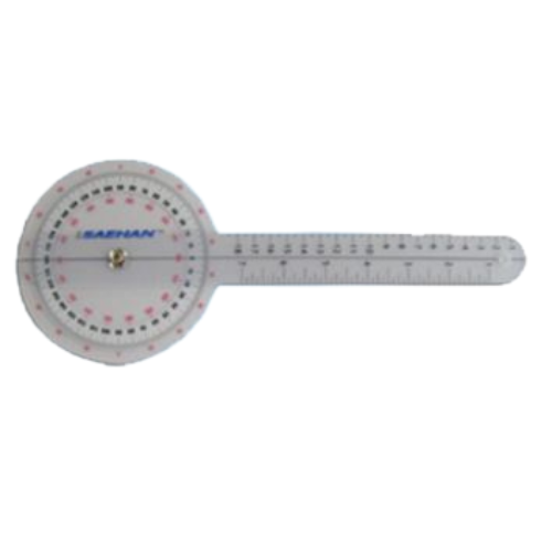 گونیا‌متر شفاف پلاستیکی Goniometer