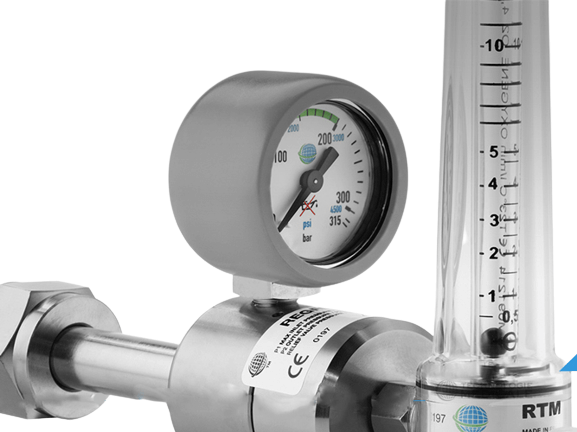 دستگاه رگولاتور کپسولی اکسیژن مدل REGFLOW | می مد