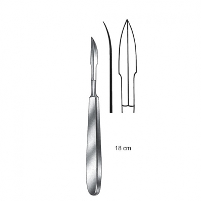 چاقوی مینیسک طول ۱۸ سانتی متر | می مد