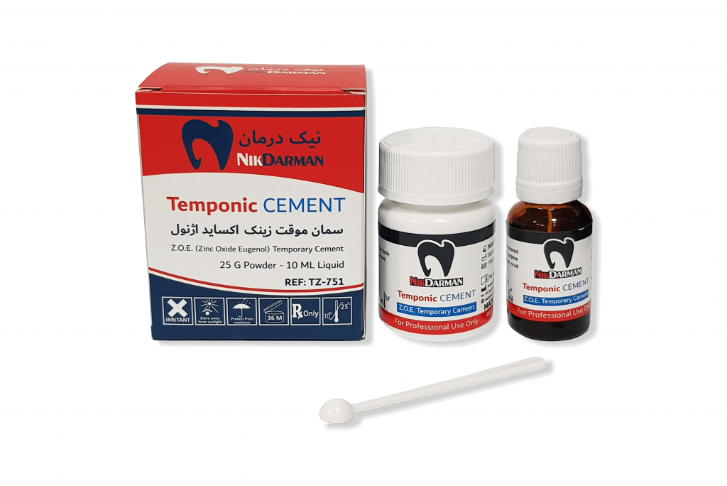 پانسمان موقت زینک اکساید اژنول Temponic Cement Reinf