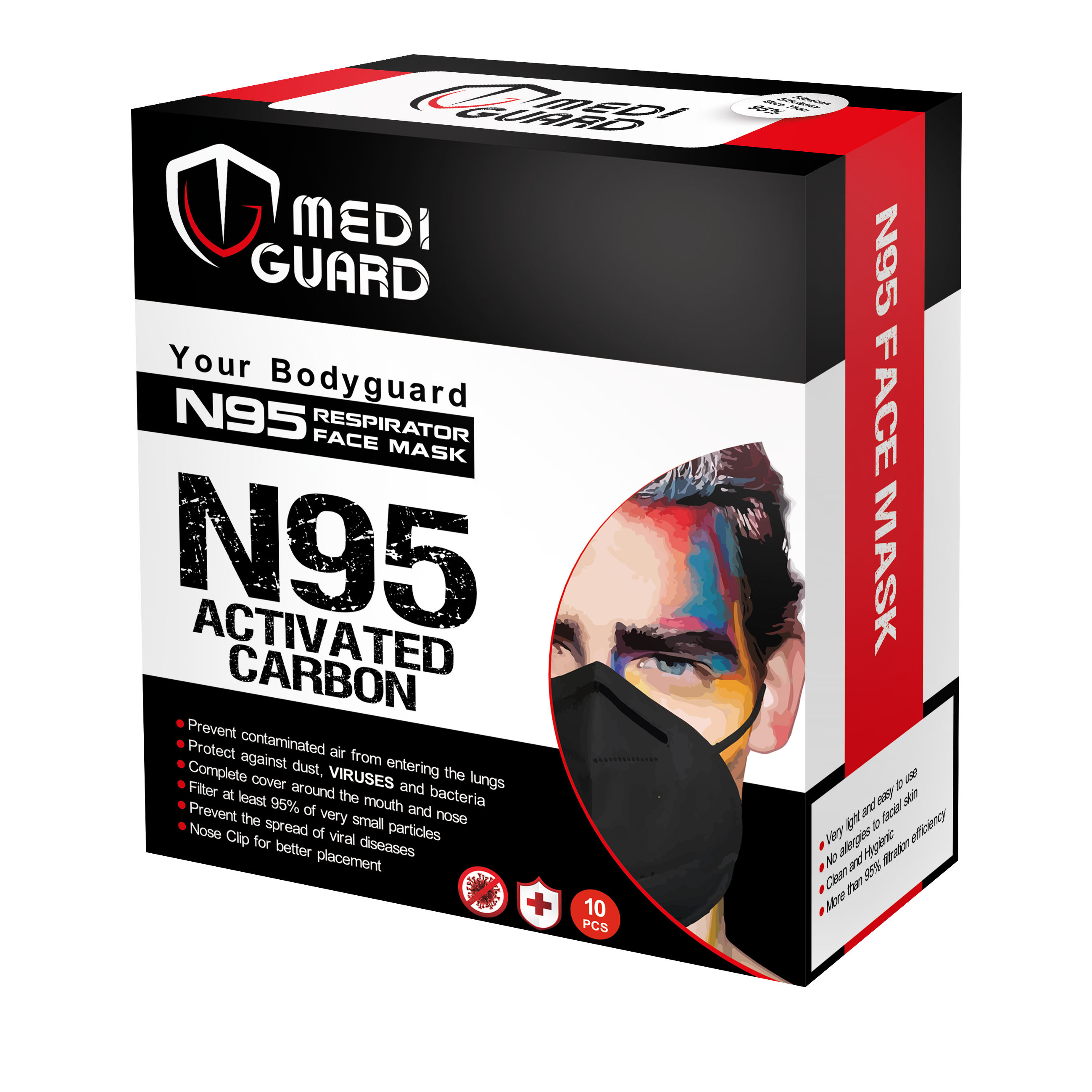 ماسک N95 کربن اکتیو