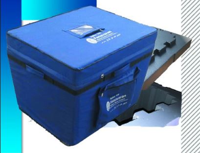 واکسن کریر 55 لیتری (Cold Box) با کیف برزنتی