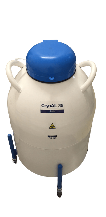 تانک نیتروژن مخصوص نگهداری کوتاه مدت نمونه در نیتر مدل CryoAL