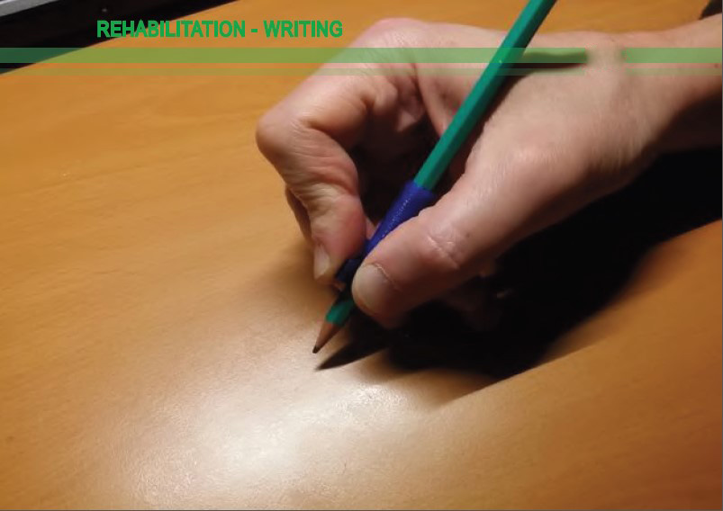 نگهدارنده مداد توانبخشی یک ابزار کمک نوشتارى | می مد